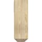Ekena Millwork Thorton Craftsman Rough Sawn Bracket w/ Offset Brace, Douglas Fir, 8"W x 24"D x 24"H BKT0806X24X24THR04RDF - alternate 3